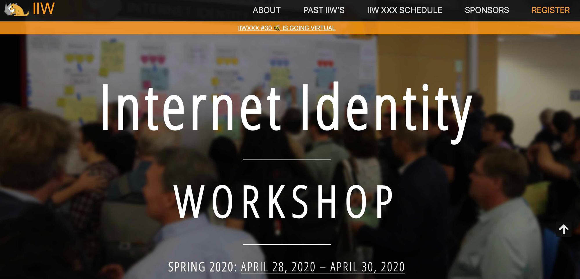 internet identity workshop